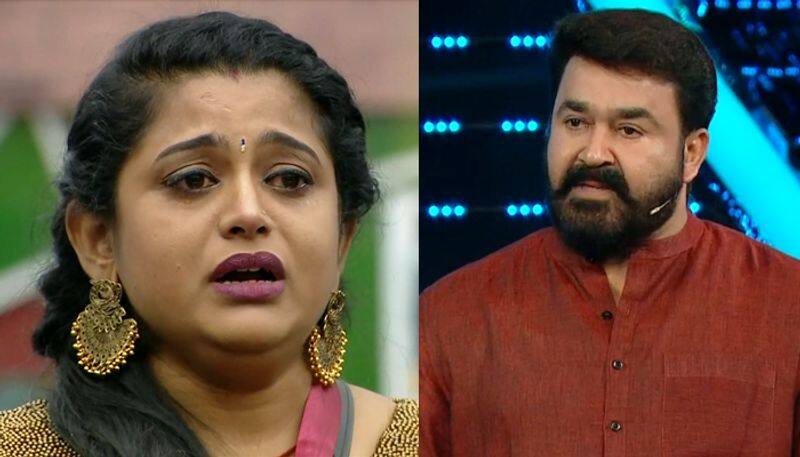 i want to go home says veena to mohanlal in bigg boss 2