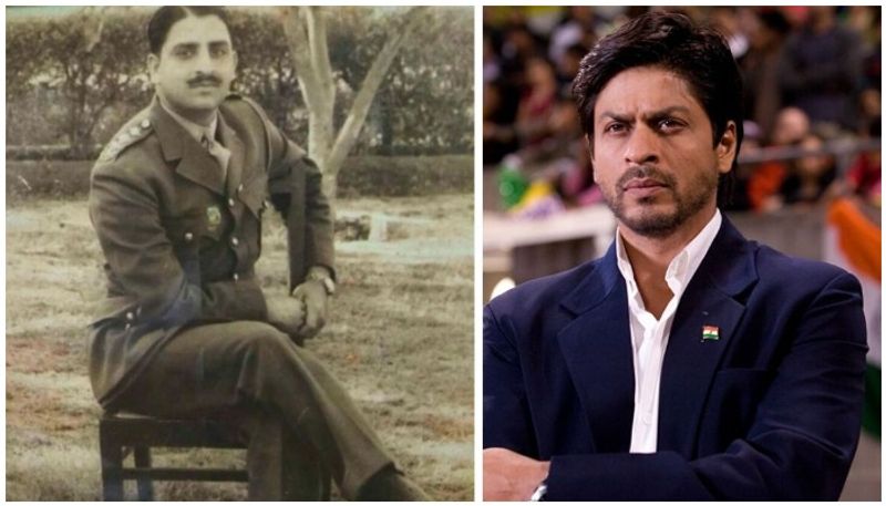 The relation between General Shah Nawaz Khan and Shah Rukh Khan