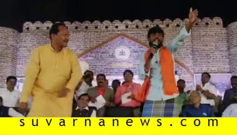 Minister Prabhu Chauhan Did Dance in Function in Bidar