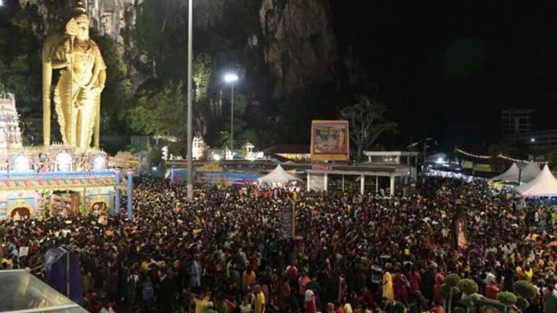 Thaipoosam celebrated in Singapore Murugan temple