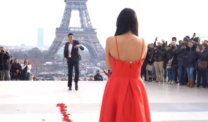 Bollywood Proposal In Paris