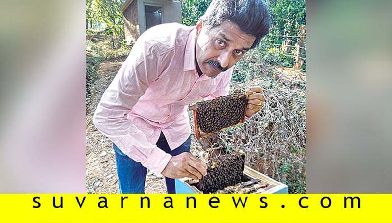 Madhukeshwar Hegde from sirsi profits from Beekeeping honey