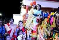 Bridle Baraat: Bride gallops on horse to reach her wedding venue