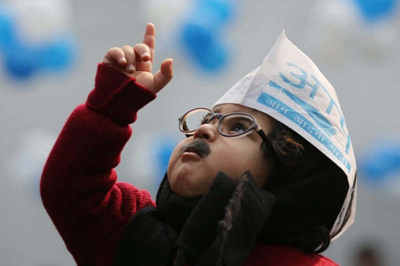 AAP Invites Baby Mufflerman To Arvind Kejriwal Oath