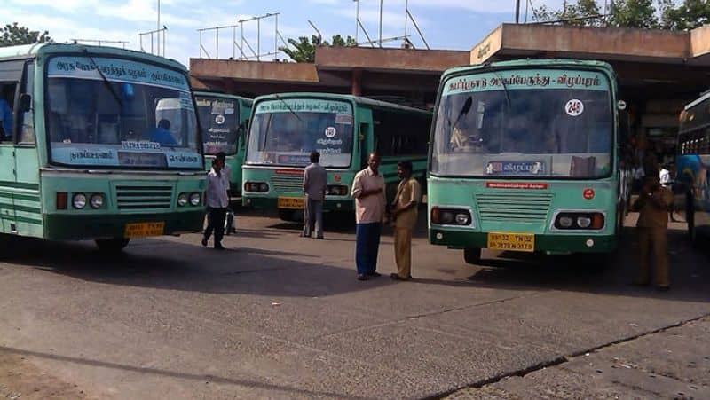 tamilnadu government transport workers went on strike tvk