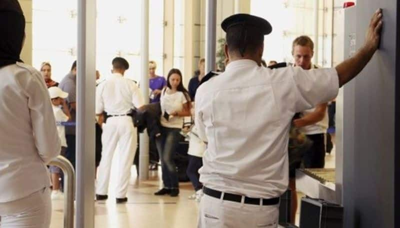 British men jailed in Egypt for patting airport security guard on back