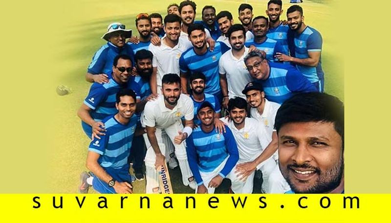 Ranji Trophy Karnataka register 8 wickets win against Baroda Qualifies Quarters