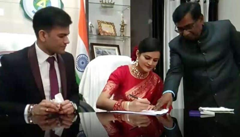 IAS groom weds IPS bride at his office eyebrows raised over marriage