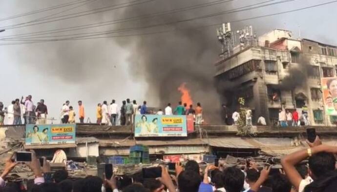 রাজাবাজারের চাল পট্টিতে বিধ্বংসী আগুন, ঘটনাস্থলে উপস্থিত দমকলের ১৪টি ইঞ্জিন