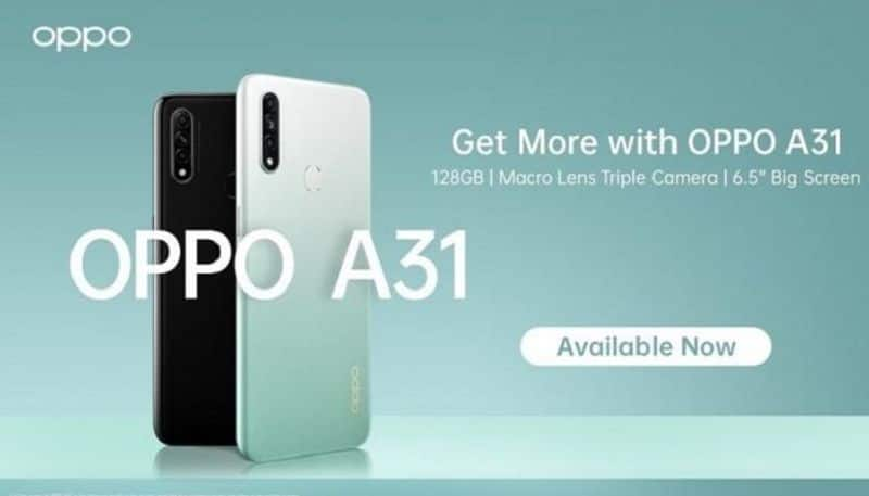 oppo launches a31 2020 model smart phone in india