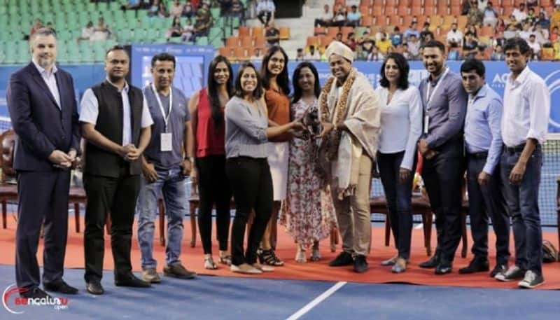 Tennis Legend Leander Paes gets emotional during grand felicitation ceremony at Bengaluru Open