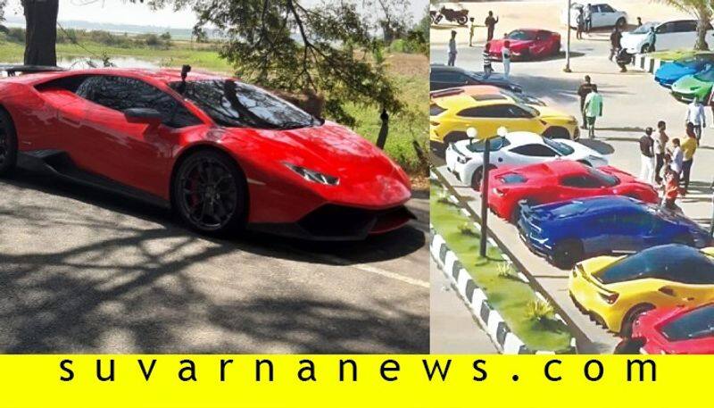 Including Ferrari More Than 30 Luxury Cars Arrives To Chikmagalur Resort