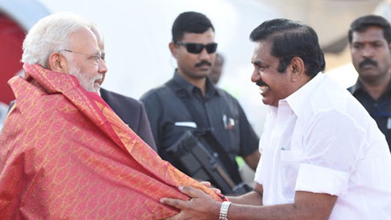 Edappadi Palanisamy closeness with Prime Minister Modi