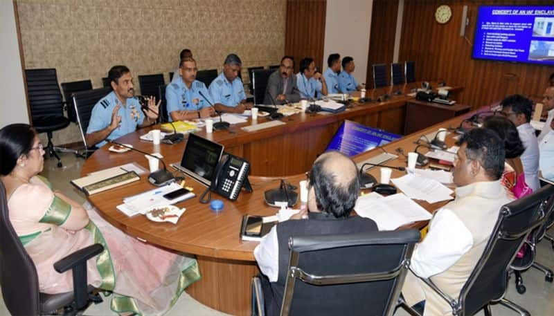 India Air Force Officers Meeting With AP CS  Neelam sahani