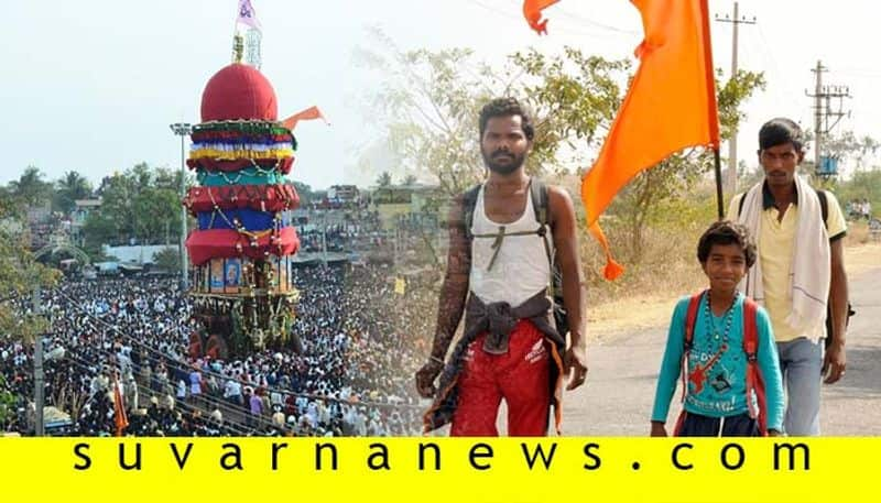 Devotees Coming to Kottureshwar Fair on Second Day in Ballari District