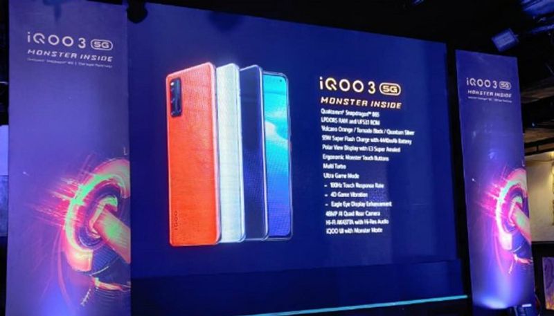 iQoo 3 smart phone Specifications, Colour Options Leaked