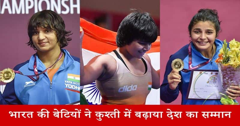 Indian female wrestlers divya kakran sarita mor and pinki make India proud at Asian championship