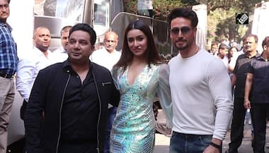 Tiger Shroff, Shraddha Kapoor on the sets of Dance Plus 5 to promote Baaghi 3