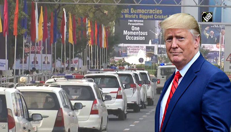 Stage set: Ahmedabad Airport prepped up to welcome President Trump