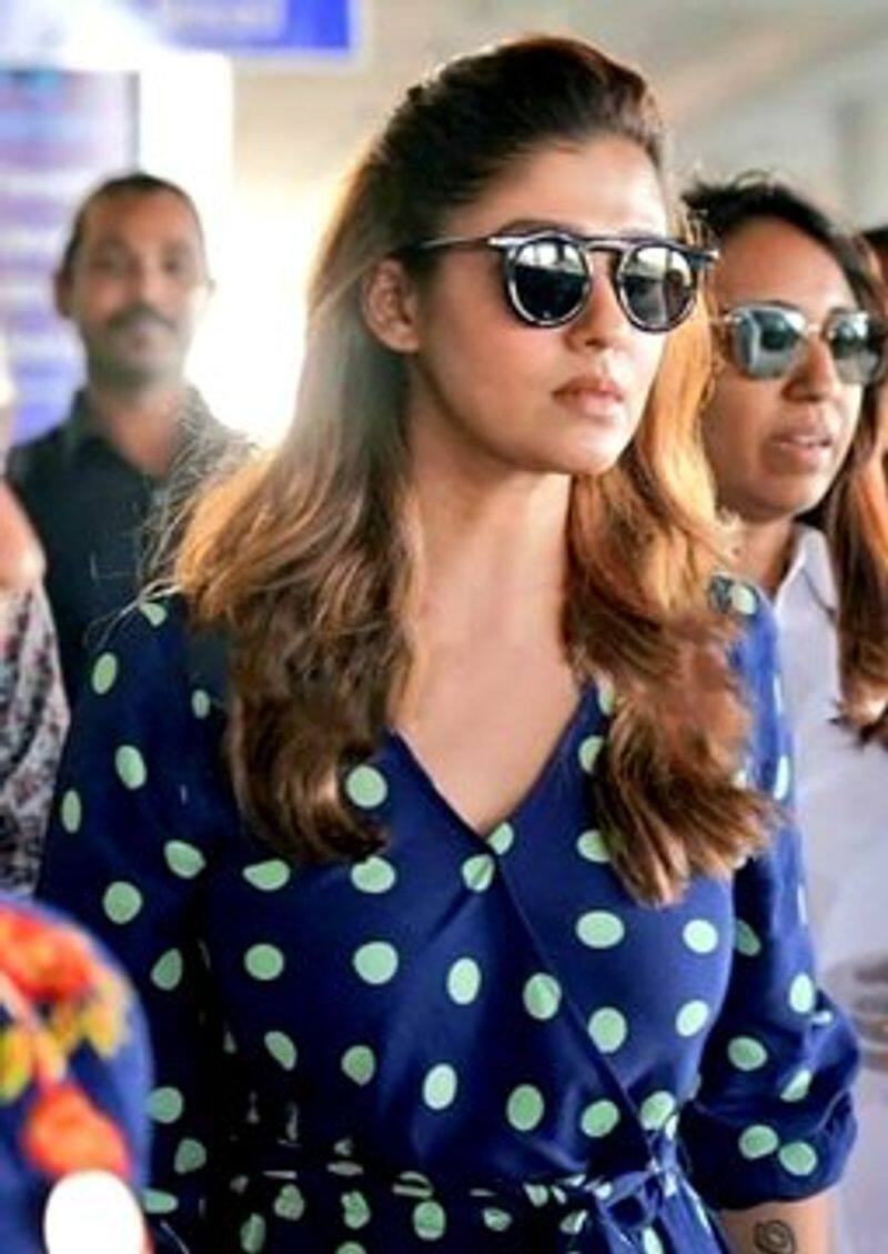 Lady Super Star Nayanthara Stunning Photos In Hyderabad Airport Going Viral