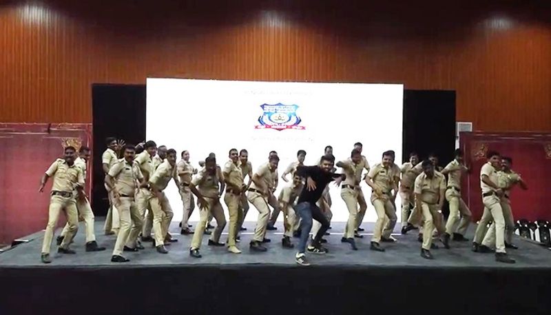 bangalore cops beat the stress with zumba dance