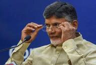 Eggs, tomatoes and shoes on Chandrababu Naidu