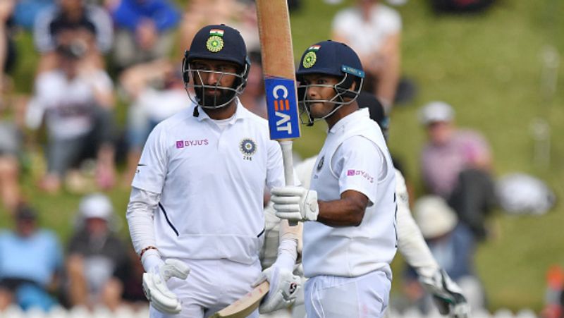 India vs New Zealand 1st Test Rahane Vihari resist New Zealand charge