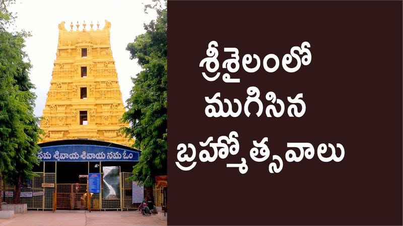 maha shivaratri brahmotsavam ends in srisailam