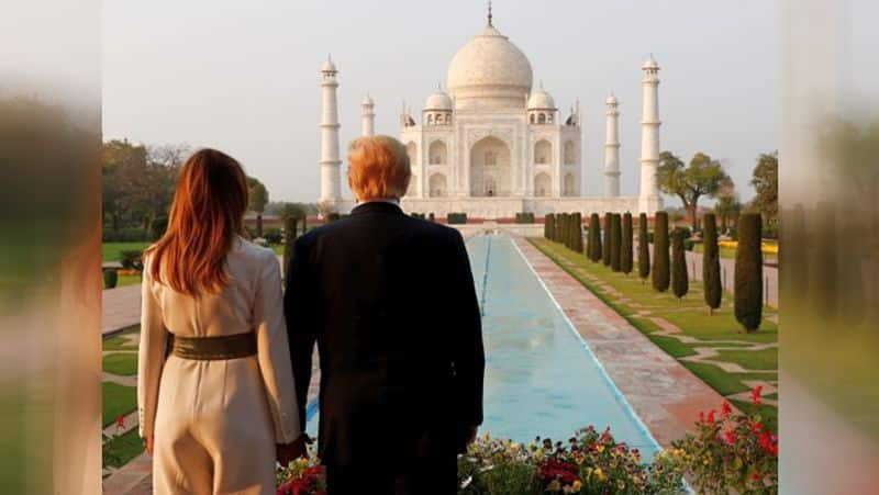 The Trump family see taj mahal , did some special preparations for the Taj Mahal