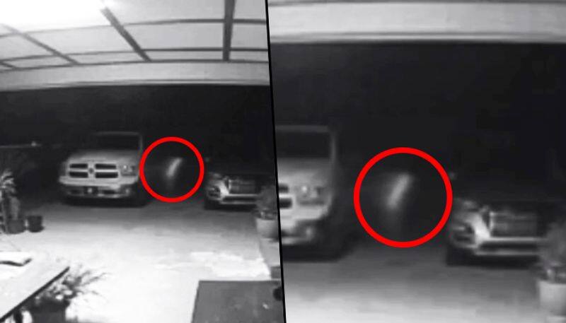 Paranormal video: 'Ghost' jumping across cars captured by doorbell camera