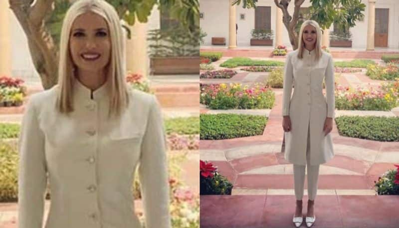 Ivanka Trump wears Anita Dongre sherwani