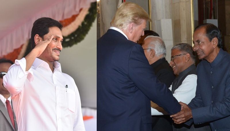 State dinner for trump: Kcr attends the event, jagan denied invitation... the reasons behind