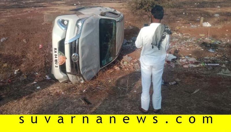 Minister Prabhu Chauhan Car Accident in Sangareddy District in Telangana