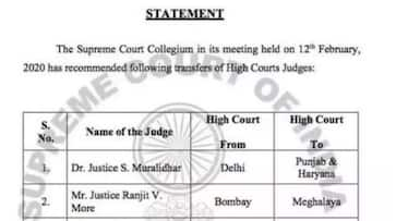 Delhi riots Judge Muralidhar wasnt transferred vindictively it was a routine exercise