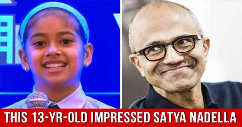 Meet Namya Joshi, The 13-Year-Old Whiz Kid Who Impressed Microsoft CEO Satya Nadella