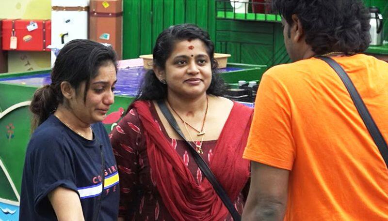 arya and veena to pashanam shaji about new groupism in bigg boss 2