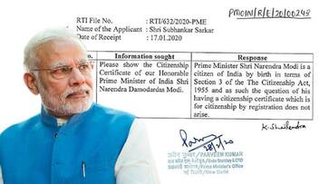 RTI response on PM Modis citizenship emphasises hes an Indian citizen by birth