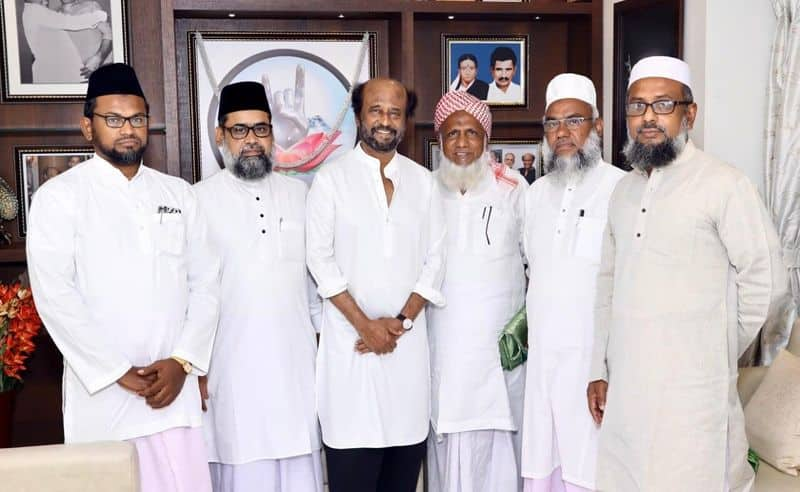 rajini tweets about meeting islamic leaders