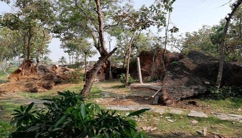 Photos of Demolition of Virupapuragadde Resorts