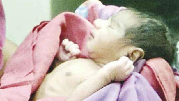 newborn baby found near roadside