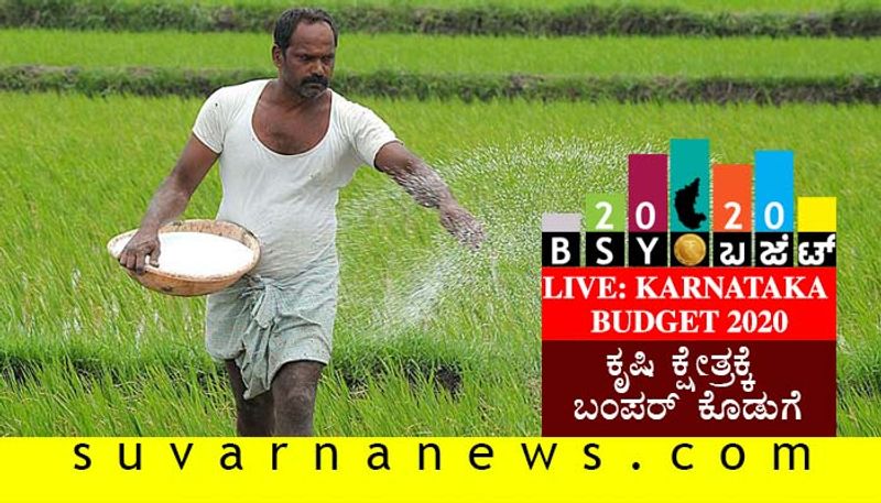 karnataka budget 2020 Here Is allocation for agriculture sector