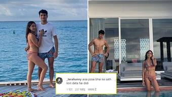 Sara Ali Khan slammed; netizen said, ‘Who wears bikini in front of brother’