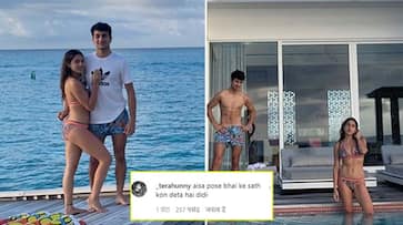 Sara Ali Khan gets brutally trolled for posing with brother Ibrahim Ali Khan in bikini