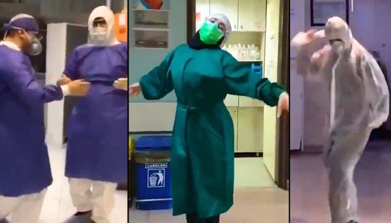 Coronavirus: Iranian nurses, doctors entertain patients with dance