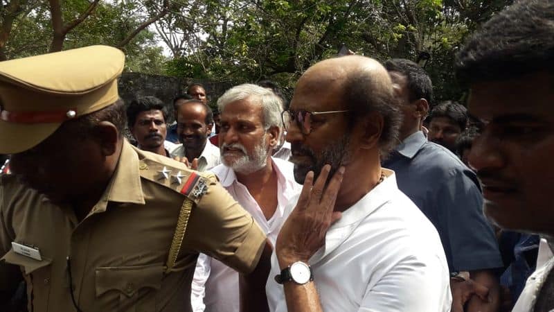 rajini paid tribute to anbazhagan