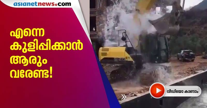 bulldozer washing video goes viral