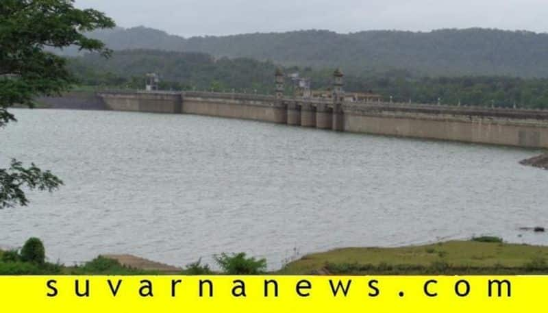 High water level in Harangi Reservoir