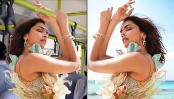 Pictures: Deepika Padukone hangs out in DTC bus, local train; courtesy netizens