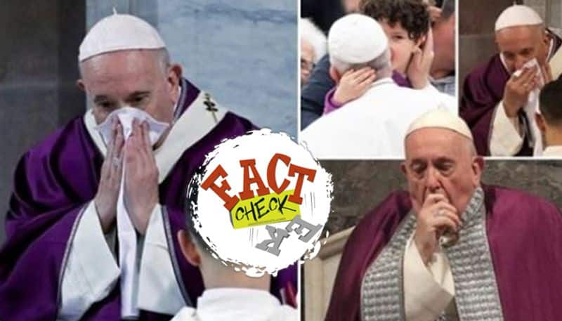 reality of pope Francis and two aids contracted coronavirus