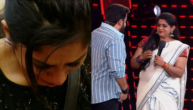 veena nair gave her jail card to arya in bigg boss 2